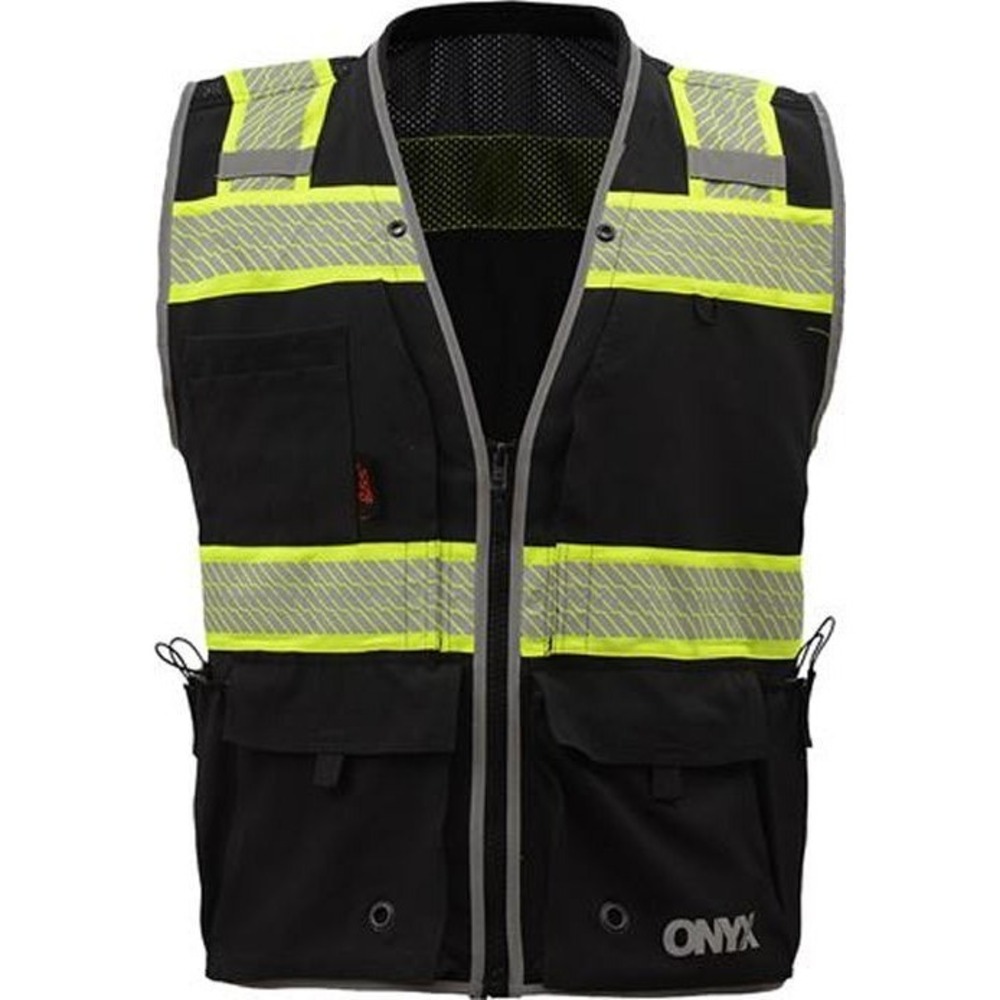 GSS Safety Ripstop High Visibility Onyx Surveyor's Vest #1513 - Size 5X